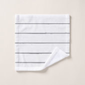 Gummi Duck Shiplap Malerei Badehandtuch Set (Waschlappen)