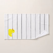 Gummi Duck Shiplap Malerei Badehandtuch Set (Handtuch)