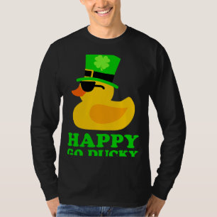 Gummi Duck Sonnenbrille Lucky Four Leaf C Leprecha T-Shirt