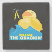 Gummi Duck Steinuntersetzer (Vorderseite)