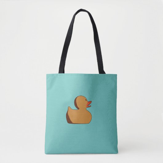 Gummi Duck Tote Bag - Spielspass und Spaß Tasche (Vorderseite)