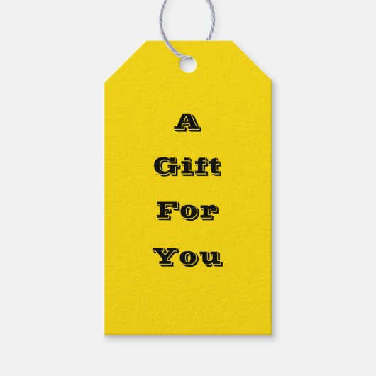 Gummi Duck Toy Gelbe Herbstfall Solid Farbe Geschenkanhänger (Vorderseite)