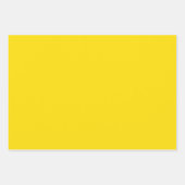 Gummi Duck Toy Gelbe Herbstfall Solid Farbe Geschenkpapier Set (Vorderseite)