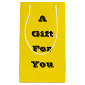 Gummi Duck Toy Gelbe Herbstfall Solid Farbe Kleine Geschenktüte (Vorderseite)