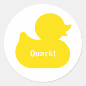 Gummi Duck Umschlag Aufkleber (Vorderseite)