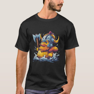 Gummi Duck Viking Helm Gumber Duckling Viking D T-Shirt