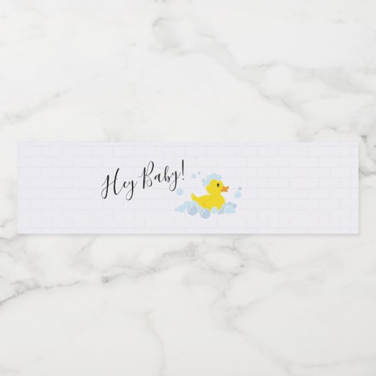 Gummi Duck Wasserflaschenetikett (Einzelnes Label)