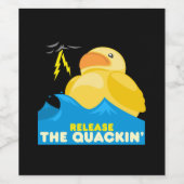 Gummi Duck Weinetikett (Einzelnes Label)