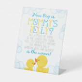 Gummi Duck Wie groß ist Mommy's Bauchduschenspiel Sockelschild (Vorderseite)