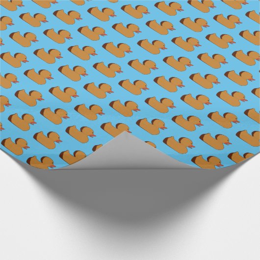 Gummi Duck Wrapping Paper Geschenkpapier (Ecke)