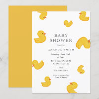 Gummi Duck Yellow Rub Ein Dub Dub Dub Babydusche I