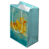 Gummi Duckie Geschenktasche Mittlere Geschenktüte (Rückseite Schrägansicht)