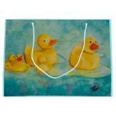 Gummi Duckie große Geschenktasche Große Geschenktüte (Vorderseite)