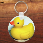 Gummi Duckie Niedlich Kids Toy Schlüsselanhänger (Vorderseite)