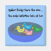 Gummi Duckies Bath Time Magnet (Vorne)