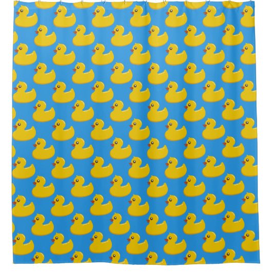 Gummi Duckies Pattern Duschvorhang (Vorderseite)