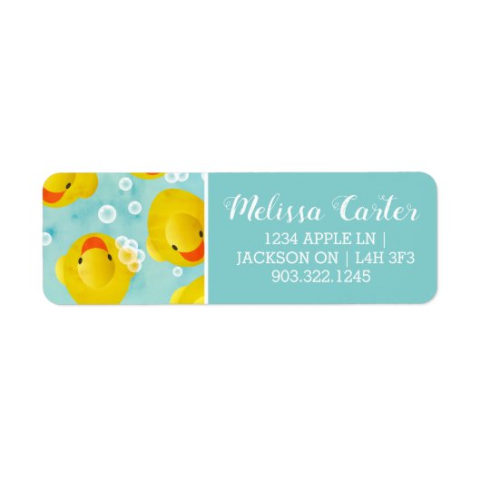 Gummi Ducks Bath Pattern (Vorne)