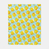 Gummi Ducks Bath Pattern Fleecedecke (Vorderseite)