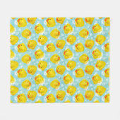 Gummi Ducks Bath Pattern Fleecedecke (Vorderseite (Horizontal))
