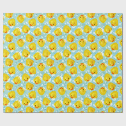Gummi Ducks Bath Pattern Geschenkpapier (Flach)