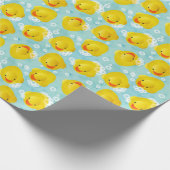 Gummi Ducks Bath Pattern Geschenkpapier (Ecke)