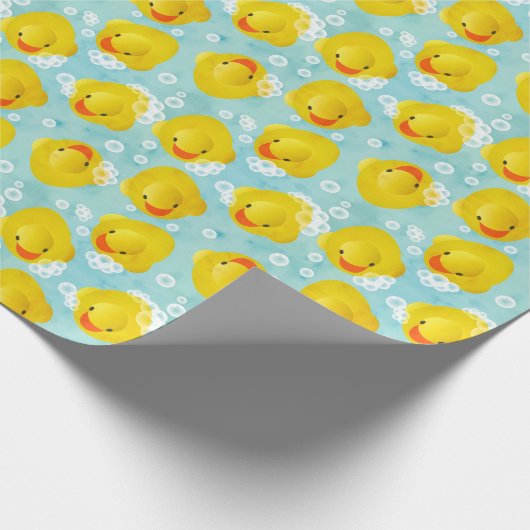 Gummi Ducks Bath Pattern Geschenkpapier (Ecke)