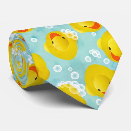 Gummi Ducks Bath Pattern Krawatte (Gerollt)