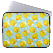 Gummi Ducks Bath Pattern Laptopschutzhülle (Vorderseite)
