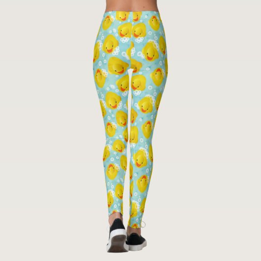 Gummi Ducks Bath Pattern Leggings (Rückseite)