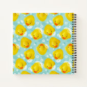 Gummi Ducks Bath Pattern Notizblock (Rückseite)
