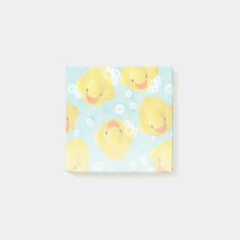 Gummi Ducks Bath Pattern Post-it Klebezettel