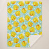 Gummi Ducks Bath Pattern Sherpadecke (Vorderseite)