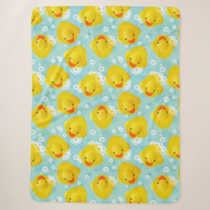 Gummi Ducks Bath Pattern Sherpadecke