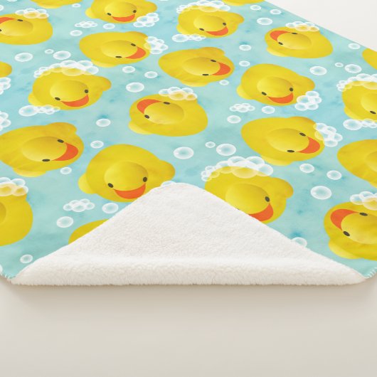 Gummi Ducks Bath Pattern Sherpadecke (3/4)