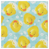 Gummi Ducks Bath Pattern Stoff (Nahaufnahme)