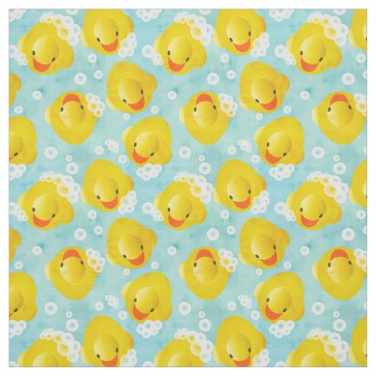 Gummi Ducks Bath Pattern Stoff (Muster)