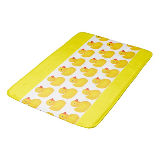 Gummi Ducks Ducky Yellow Bath Mat Badematte (Schrägansicht)