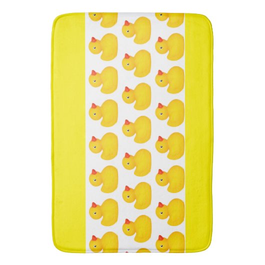 Gummi Ducks Ducky Yellow Bath Mat Badematte (Vorderseite Vertikal)