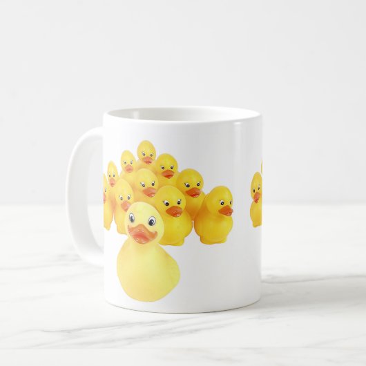Gummi duckt Spaß-Kaffee-Tasse Kaffeetasse (Vorderseite Links)