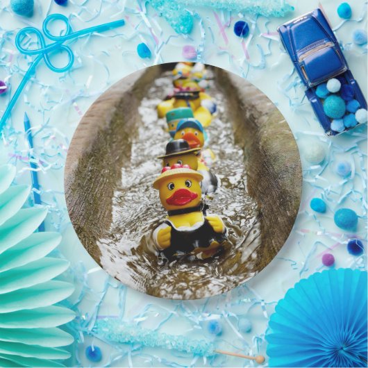 Gummi duckt WegwerfpapierTeller Pappteller (Party)