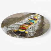 Gummi duckt WegwerfpapierTeller Pappteller (Schrägansicht)