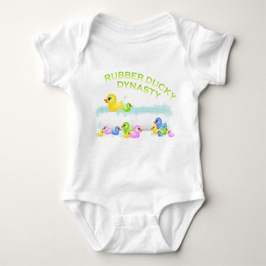Gummi Ducky Baby Strampler (Vorderseite)