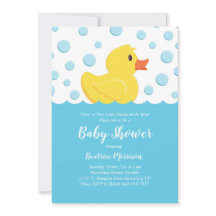 Gummi Ducky Babydusche gelbes Geschlecht Neutral