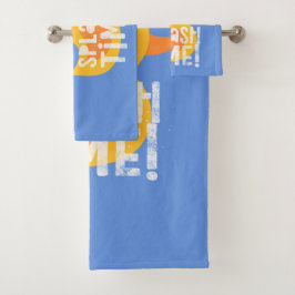 Gummi Ducky Bath Time Splash Time Kids Handtuch Se Badhandtuch Set