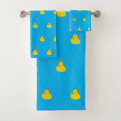 Gummi Ducky Duck Ducks Set - Badetuch Set (Insitu)