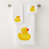 Gummi Ducky Duck Ducks Set - Badetuch Set (Insitu)