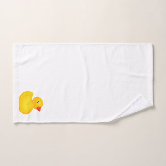 Gummi Ducky Duck Ducks Set - Badetuch Set (Handtuch)