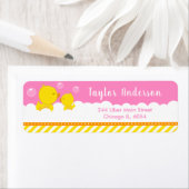 Gummi Ducky Gelb und Rosa (Insitu)