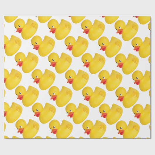 Gummi Ducky Geschenkpapier (Flach)
