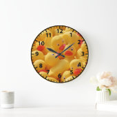 Gummi Ducky Kid's Bathroom Wall Clock Große Wanduhr (Zuhause)
